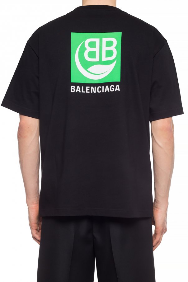 Black Logo-printed T-shirt Balenciaga - Vitkac Italy